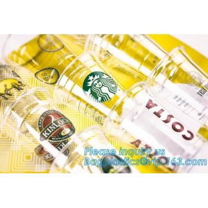 China U Shaped Creative Disposable Plastic Cup Transparent Beverage Juice Coffee Tea Takeaway Packaging Cups With Lid on sale
