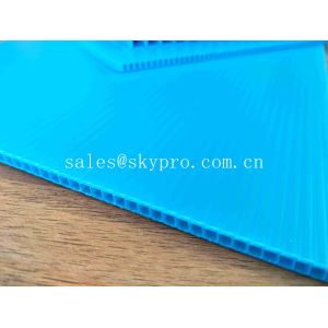 Ultraviolet - Proof Clear Plastic Hollow Board Corrugated Environmentally