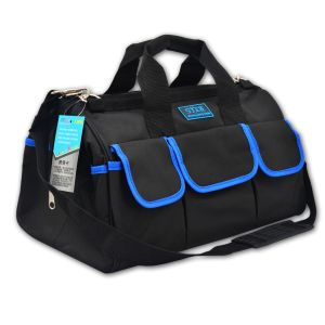 Home Appliance Polyester Canvas Tool Bag With Three Pockets Outside