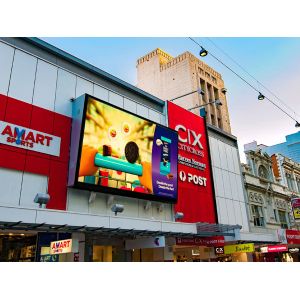 PH8 Outdoor Full Color LED Screen Panel Background 1R1G1B 14-16 Bit Grey Scale