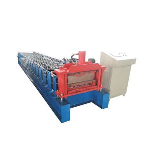 Chain Driven Floor Deck Roll Forming Machine For Fast And Accurate Decking