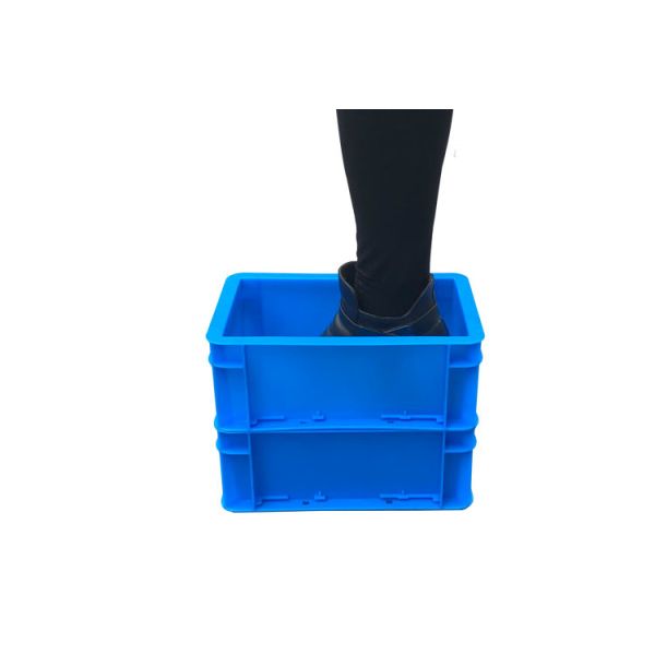 Quality 20 Litre Industrial Stacking Plastic Euro Storage Boxes Crate For Conveyor Systems wholesale