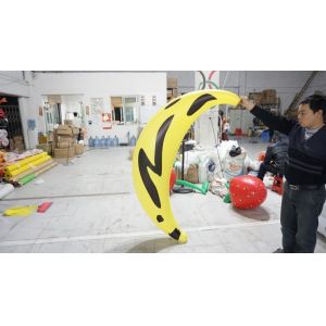 1.2m long Fruit Shaped Balloons , Digital Printing Inflatable Banana