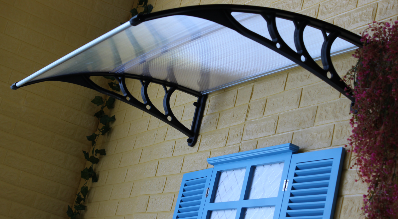 Safe Gazebo Polycarbonate Canopy Strongly Sustain Household Application