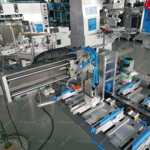 Flaming Treatment Semi Automatic Pad Printing Machine For Plastic Handles