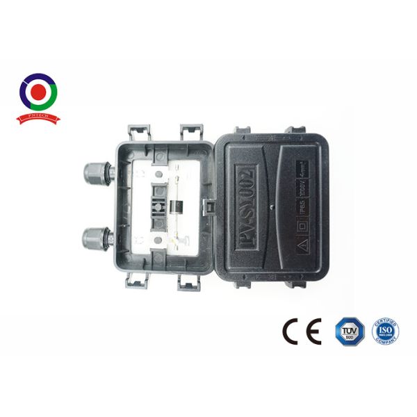 Quality IP67 Waterproof 1000VDC 10A Solar PV Junction Box with UV Resistant and Lighting Protection wholesale