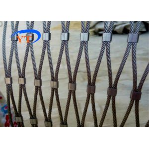Decorative Ferrule Balustrade Cable Mesh Flex Strong With Long Lifespan