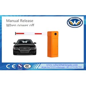 China Cold Rolled Steel 2mm Security Arm Gates With LED Rubber Boom for Highway toll on sale