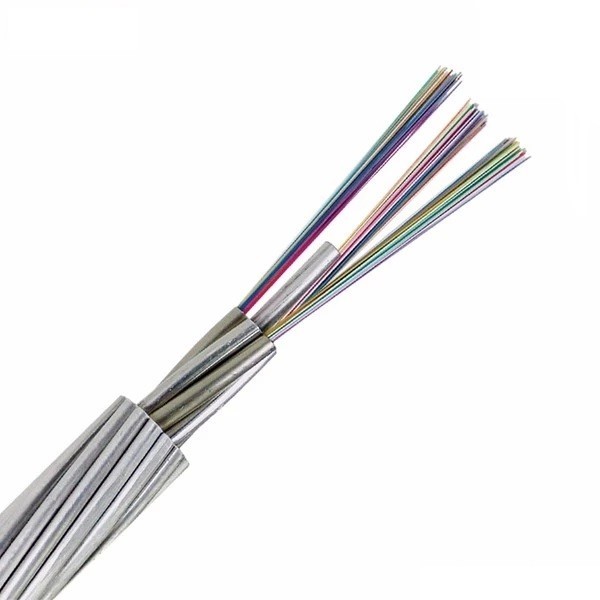 Quality 3 Layer Stranded ACS Single Mode OPGW Fiber Cable Stainless Steel Optical Unit wholesale