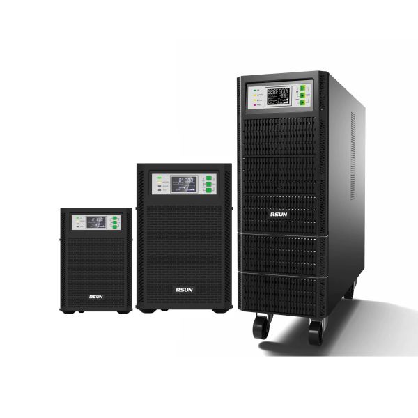 Quality 6KVA Online UPS Power Supply 6KW Manual Bypass Pure Sine Wave Online UPS External Battery wholesale