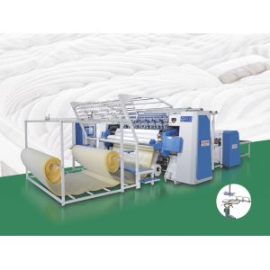 Automatic Stop Shuttleless Industrial Quilting Machine High Speed 1200rpm