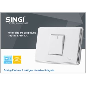 Cheap Newest Long Lifespan electric switch and socket, wall switch and socket 1 gang two way for sale