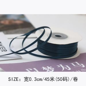 3mm Polyester Satin Ribbon Double Face High Density Satin Finish Poly Ribbon