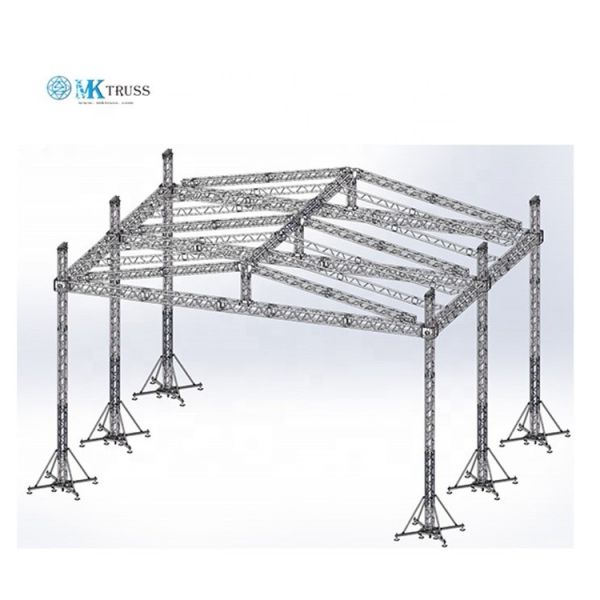 Quality Aluminum 6082-T6 L Roof Truss System Mobile Stage and Canopy for Stage Rental wholesale