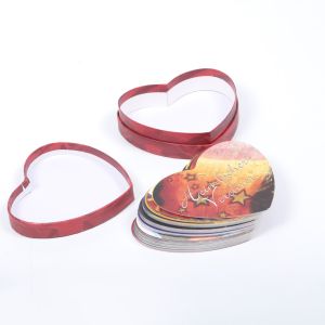 Cheap Waterproof PVC Learning Game Cards Hot Stamping LOVE Shape for sale