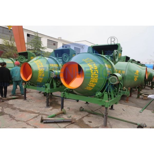 Customized Electric JZC250 Concrete Mixer Reversed Discharge Low Energy