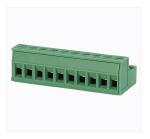 PA66 And Copper Connector 15A Plug-In Terminal Block