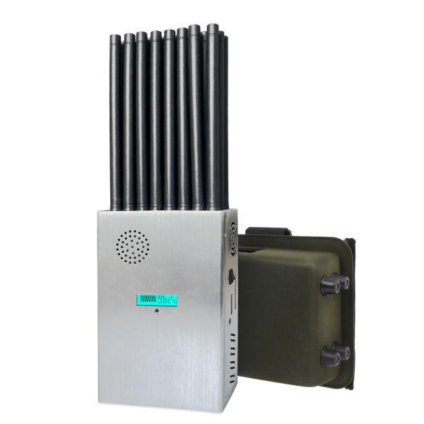 Quality New design 24 antennans portable signal jammer blocking WIFI 6E and mobile phone 2G, 3G, 4G, 5G, GPS, WIFI,  UHF, VHF, RF,LOJACK signals With new longer 2.5dbi gain omni antennas wholesale