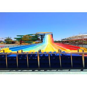 Commercial Young Adult High Speed Water Slide Racing With Mat