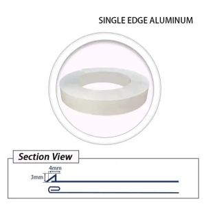 Signage Applications Channel Letter Trim Cap Wedding Flat Aluminum Trim Cap