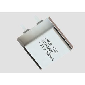 China CP752425 Li MnO2 900mAh 3.0V Lithium Pouch Cell on sale