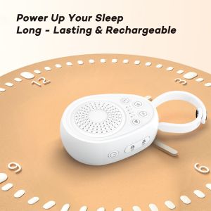 Rechargeable White Noise Sound Machine With 3.5mm Earphone Support 1000mA Lithum