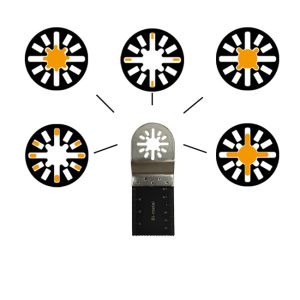 Quick Release 63 HRC Oscillating Saw Blade For Metal 35mm