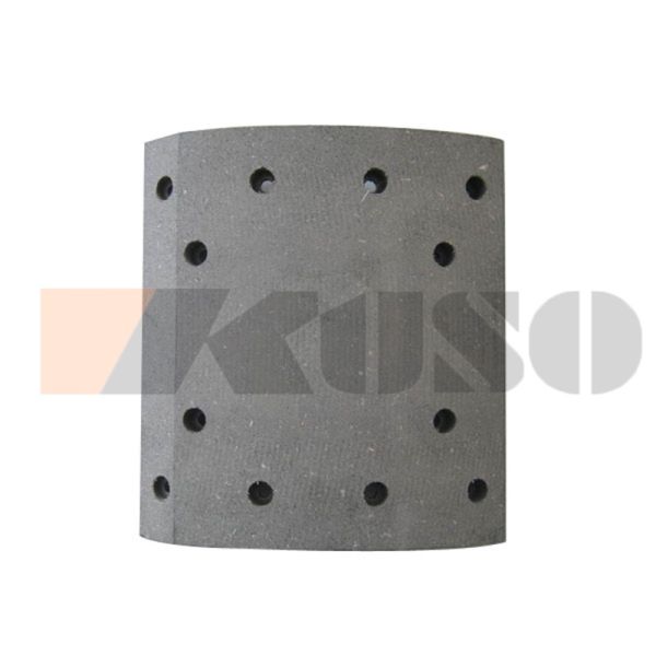 Quality HINO P11C Rear Brake Lining With Brake Pad Rivet wholesale