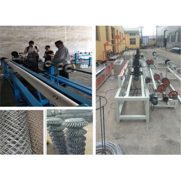 11Kw PLC Control 50HZ Chain Link Fence Machine