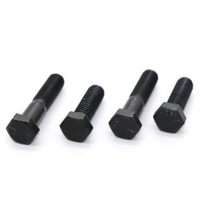 High Precision M9 M10 M38 M42 M50 M72 Black Oxide Carbon Steel Hex Bolts DIN