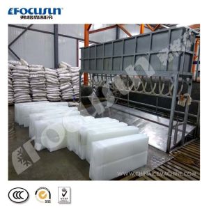 30 Ton Brine Cooling System Ice Block Ice Making Machine For Industrial