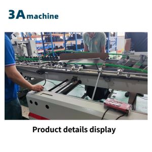 3700 KG Dual- Lock Bottom Automatic Folder Gluer Machine for Cardboard
