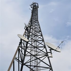 3 Leg 60 Degree Telecom Triangular Lattice Tower Self Supporting Communication
