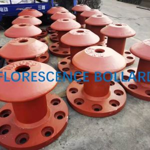 Cast Steel T Head Marine Mooring Bollard With ABS CCS BV Certificate