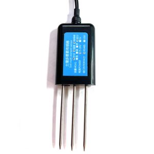 3 in1 Soil Moisture Temperature EC Conductivity Sensor IP68 RS485 Soil Meter