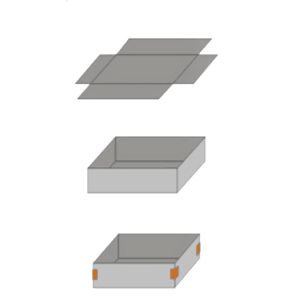 Automatic Rigid Box Corner Pasting Machine / Corner Pasting Machine