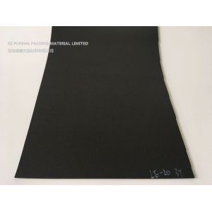 PORON HH48C Highly Flame Etardant 1.2mm Black Urethane Foam For Electronics