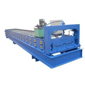 4kw Steel Automatic Roll Forming Machines , Glazed Tile Roll Forming Machine