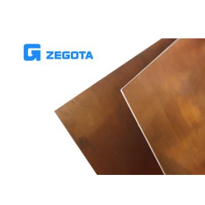 High Extensibility Copper Clad Steel Sheet , Copper Clad PCB Sheet