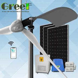 China Alternative Energy 3 Phase Grid Tied Horizontal Axis Wind Turbine Power System 1KW on sale