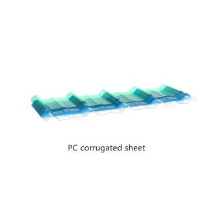 Flat Corrugated Polycarbonate Sheets For Greenhouse Clear Roofing Polycarbonate