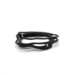 High Compressure FFKM FSIL Rubber Seal Part Black Compression Molding Rubber