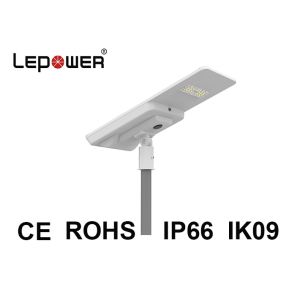Integrated Solar Outdoor LED Street Lights 60 Watts Controller Reflector Battery