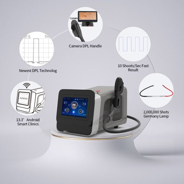 IPL SHR Hair Removal Device With New Technology DPL For Salon