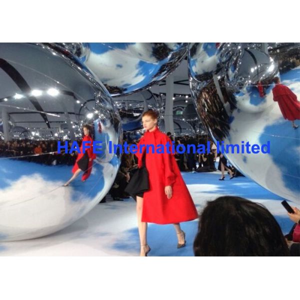 Events Use Stage Fashion Show Inflatable Mirror Balloon In 1m -3.5m Diameter