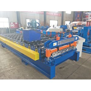 Trapezoidal Sheet Cold Roll Forming Machine PPGI Metal Roof Forming Machine
