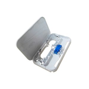 1 SC Simplex Port Dust Free ABS Fiber Optic Faceplate