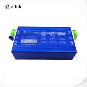 10/100/1000M Gigabit Poe Injector , Ethernet Power PoE Surge Protector IP 20