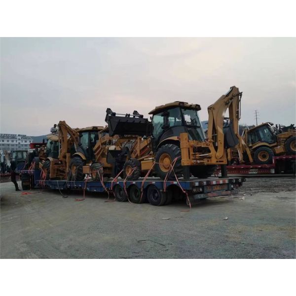 3000 times Load and Unload Mode Rotary Backhoe Loader HQM388H hydraulic wheel