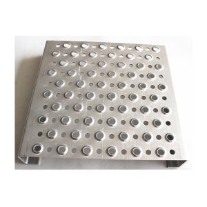 Traction Tread Aluminum Grip Strut Grating With Round Hole For Platforms Walkway